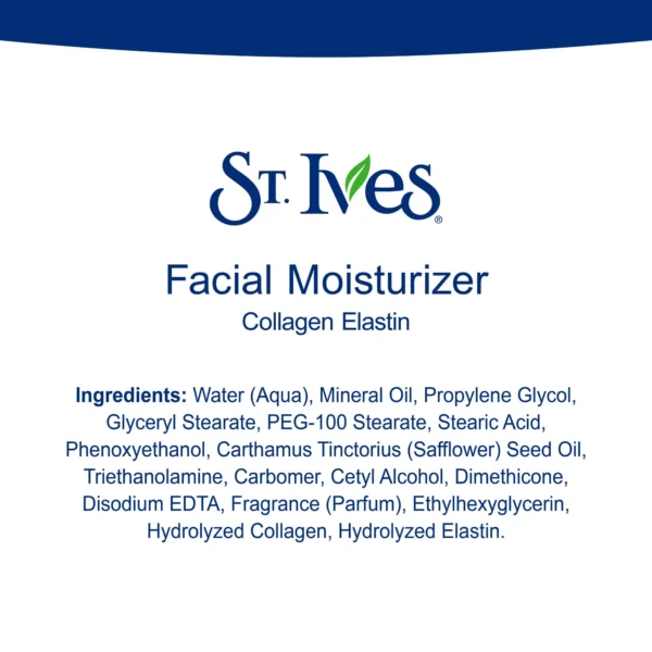 St. Ives Collagen and Elastin Moisturizer 283g - USA - Image 3