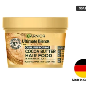 Garnier Ultimate Blends Cocoa Butter 3 in 1 Hair Mask 390ml - GERMANY