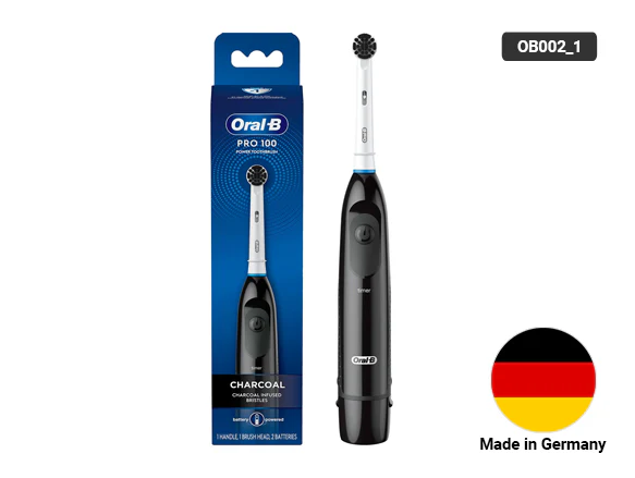 Oral-B Pro 100 Charcoal Battery Toothbrush - GERMANY