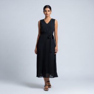 PLEATED DRESS