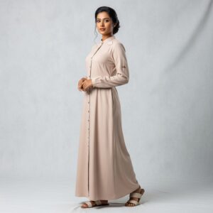 DAISY STREET LONG SLEEVE MAXI DRESS