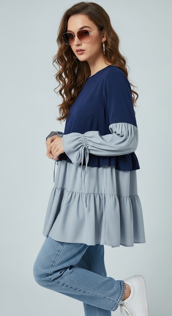 GIVO LOND SLEEVE MINI DRESS - Image 4