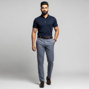 JOBBS MENS COMFORT FIT CHINO TROUSER
