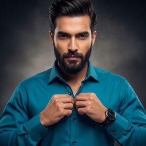 JOBBS MEN'S LONG SLEEVE FORMAL SOLID COLOUR SHIRT