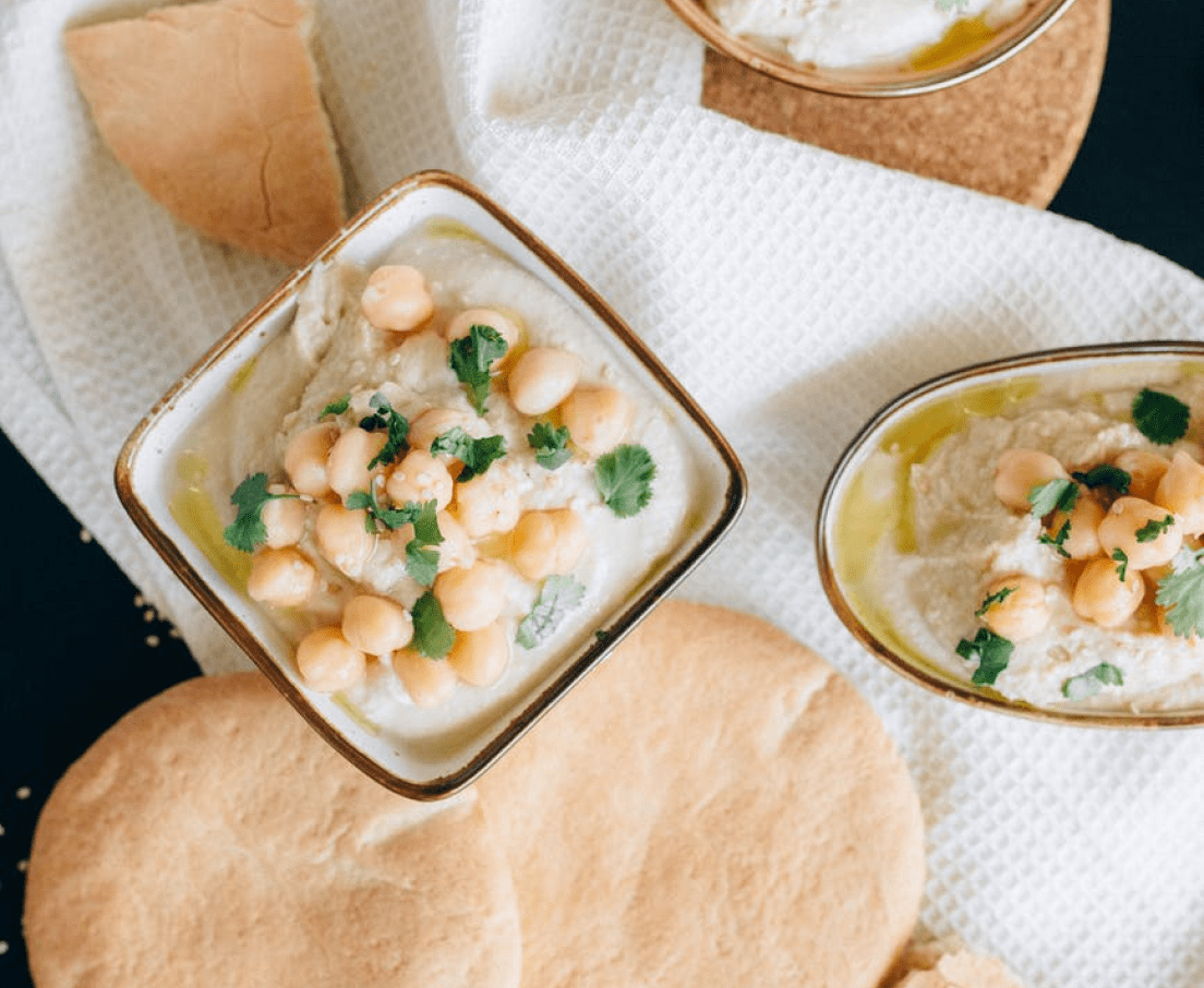 Harissa Chickpeas with Whipped Feta