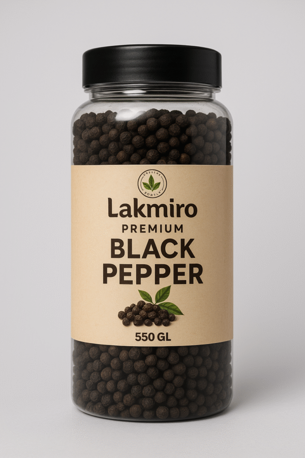 Lakmiro Premium Black Pepper – 550 GL - Image 2