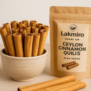 Lakmiro Premium Ceylon Cinnamon Quills – Alba Grade
